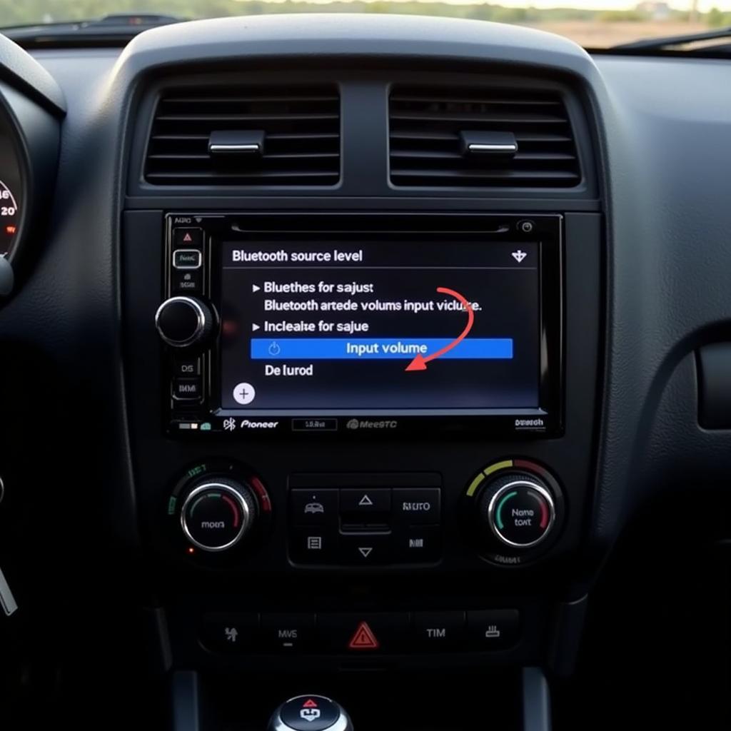Adjusting the Bluetooth Source Level on a Pioneer Mixtrax Head Unit