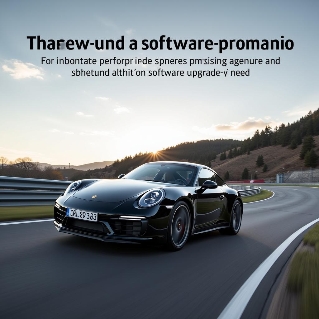 Porsche 911 on Track - Sport Mode