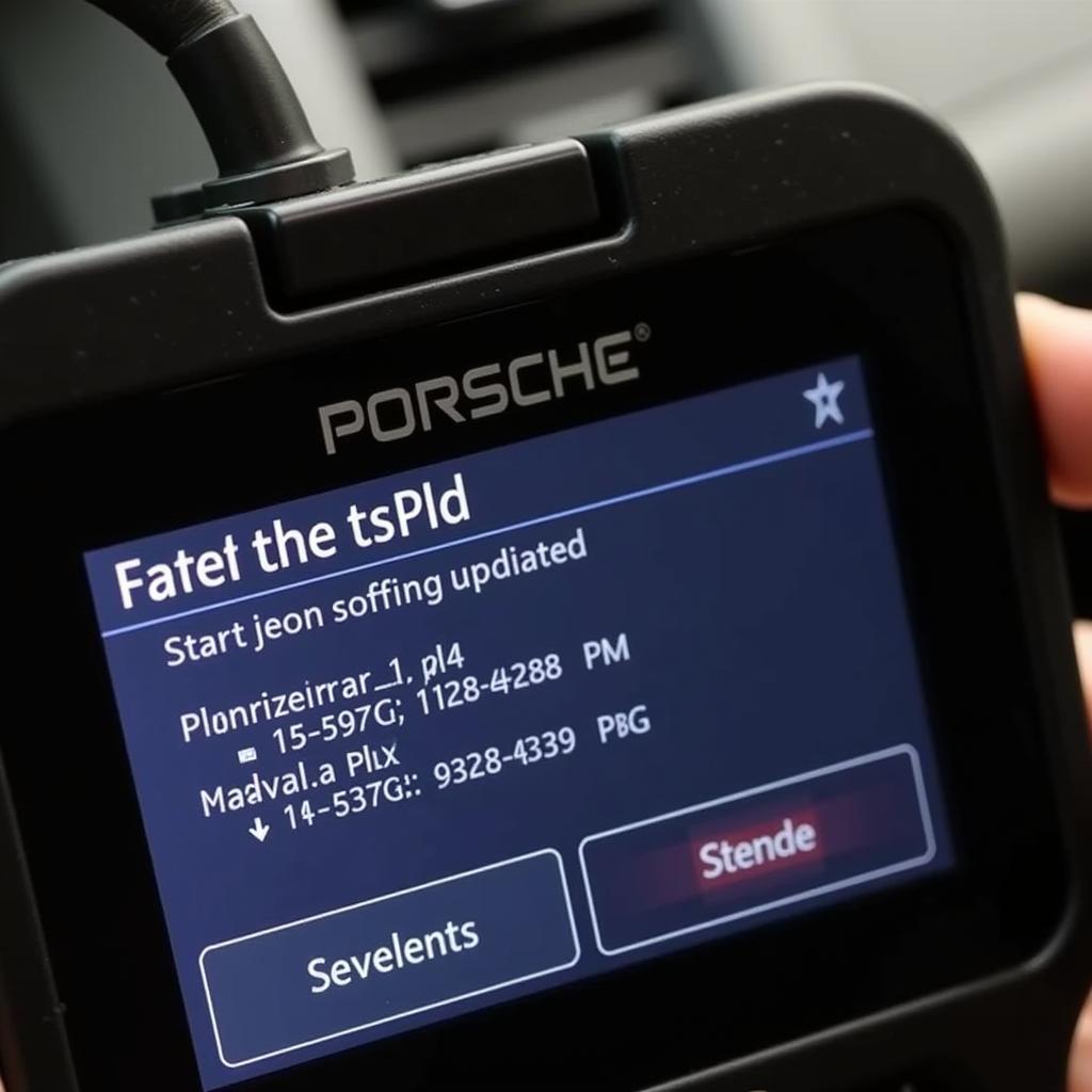 Porsche 991 Software Update Diagnostic Tool