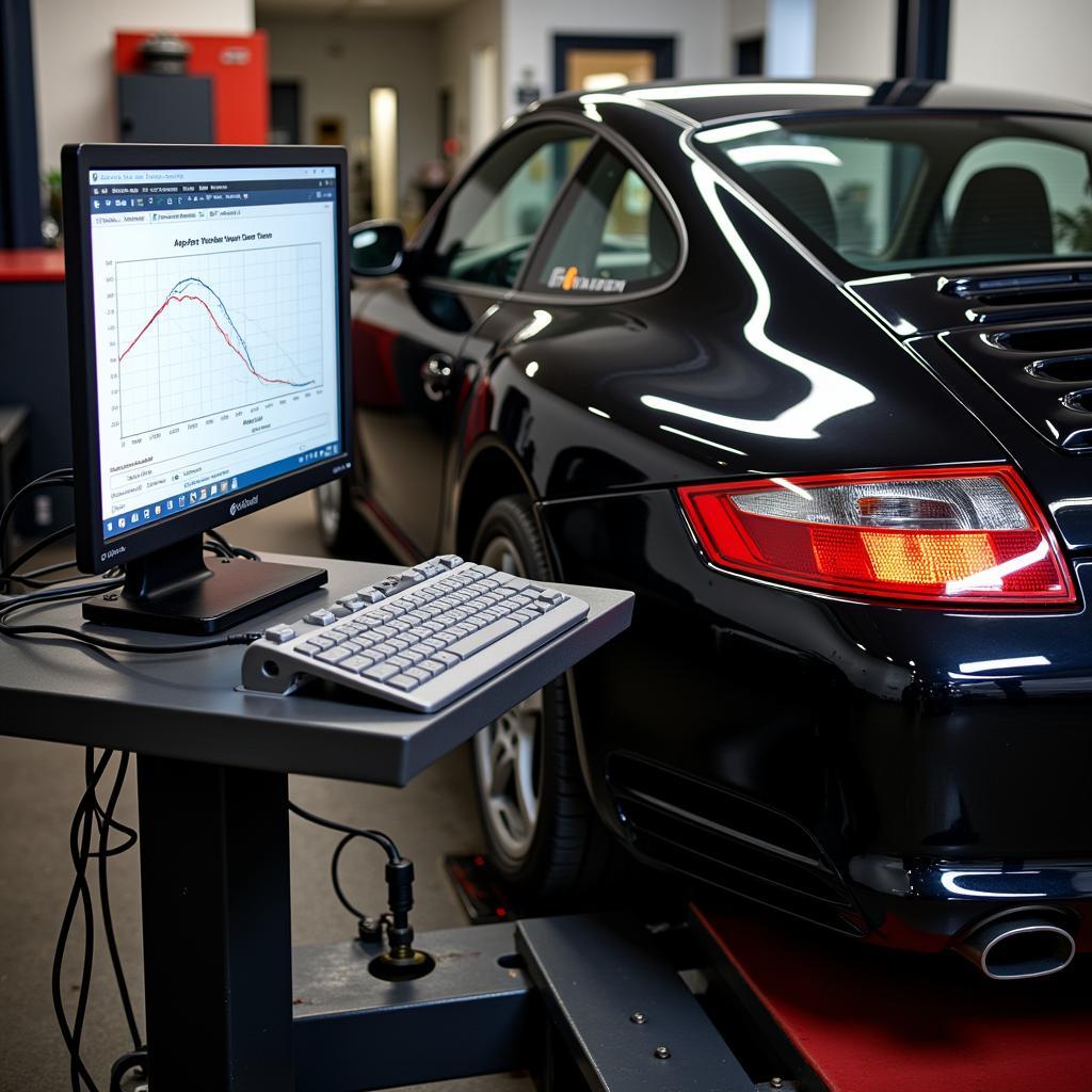 Porsche 996 2002 Dyno Testing After Tuning