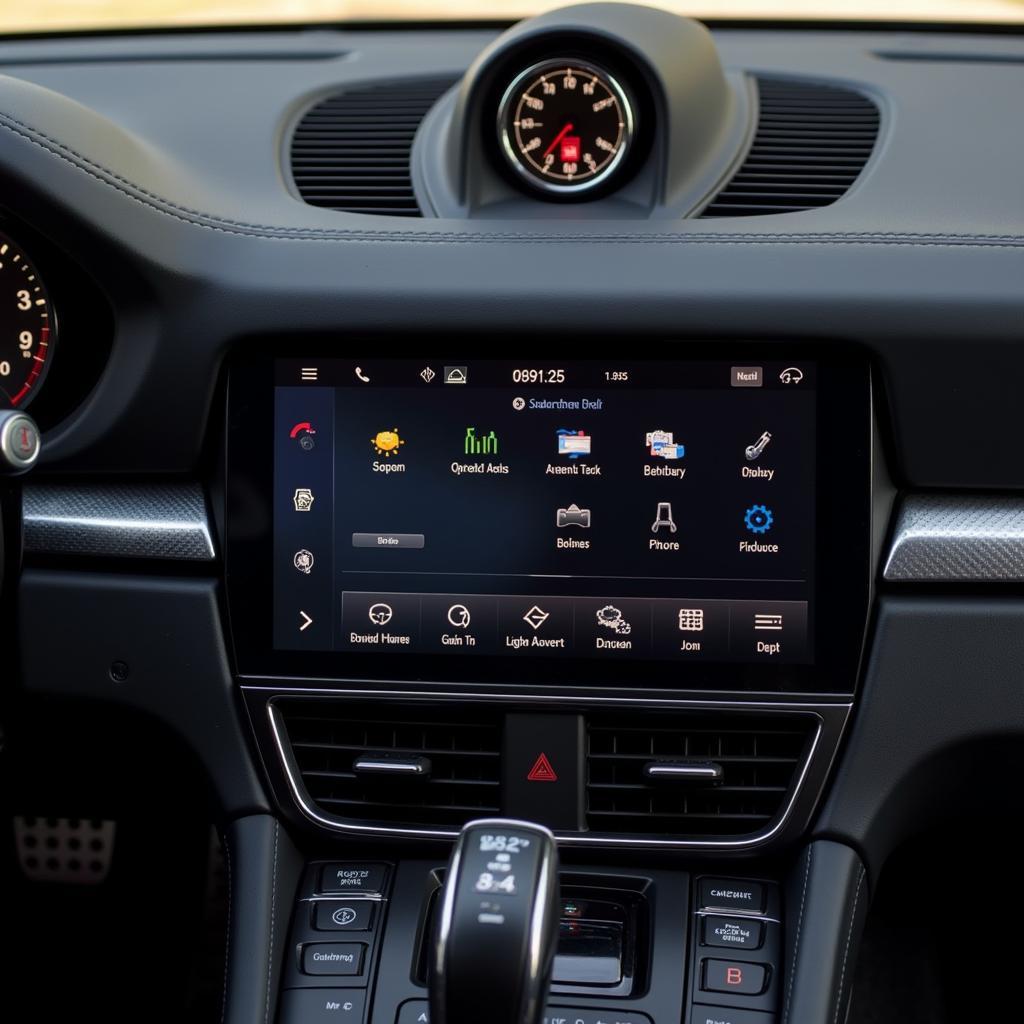 Updated Porsche Blackberry System Interface