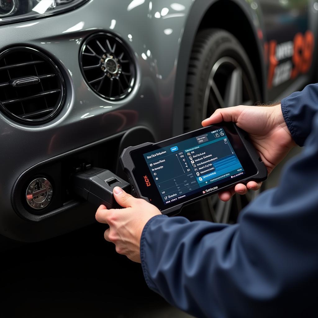 Porsche Diagnostic Process Using a Scan Tool