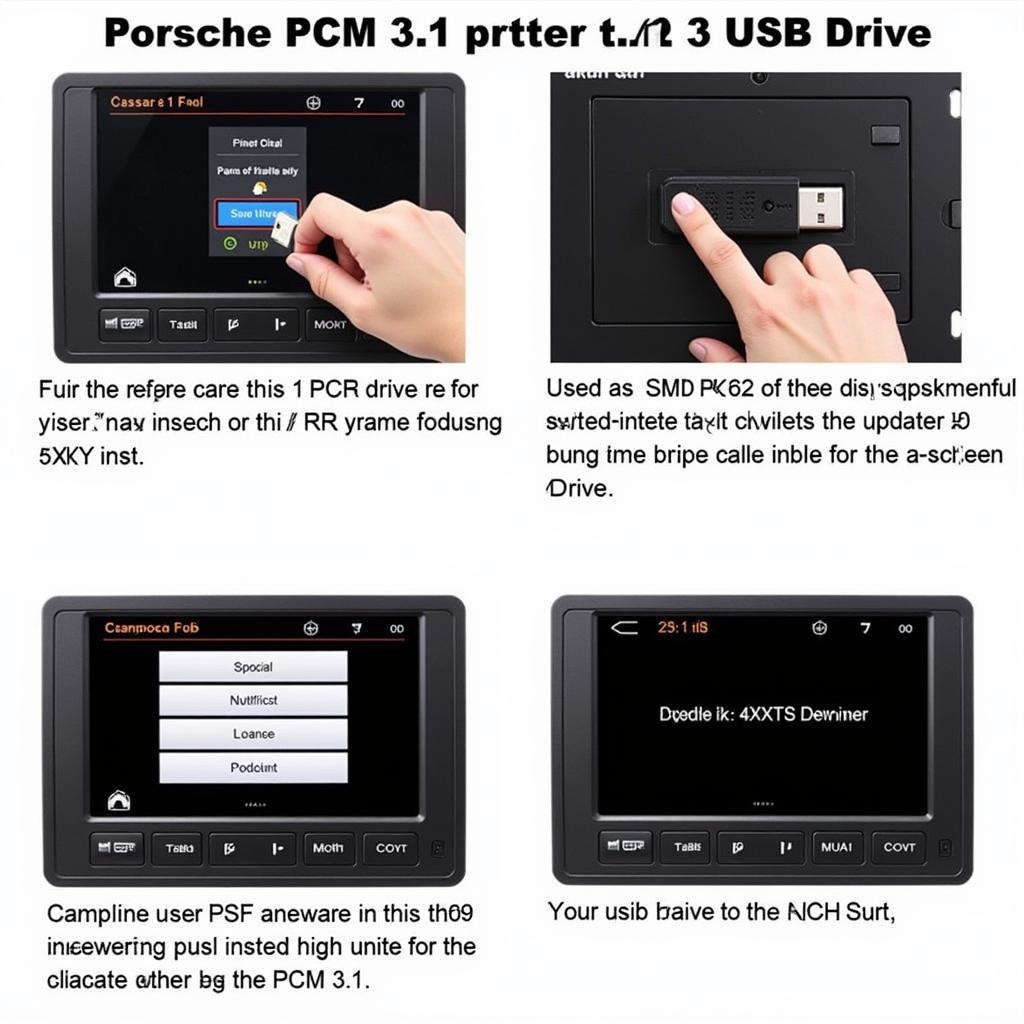 Porsche PCM 3.1 Software Update Process Using a USB Drive