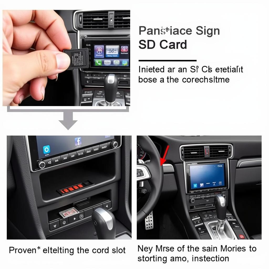 Inserting SD Card into Porsche PCM