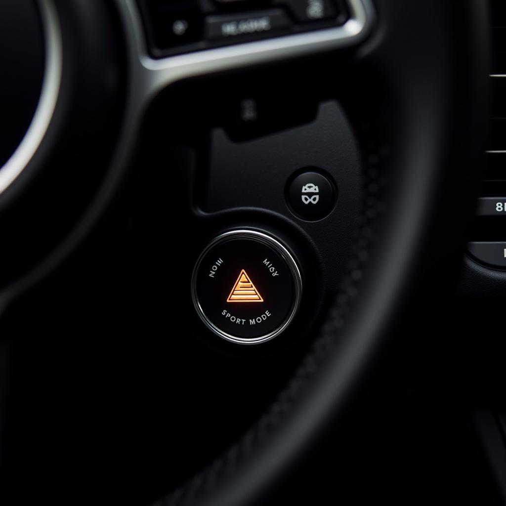 Porsche Sport Mode Button Activated