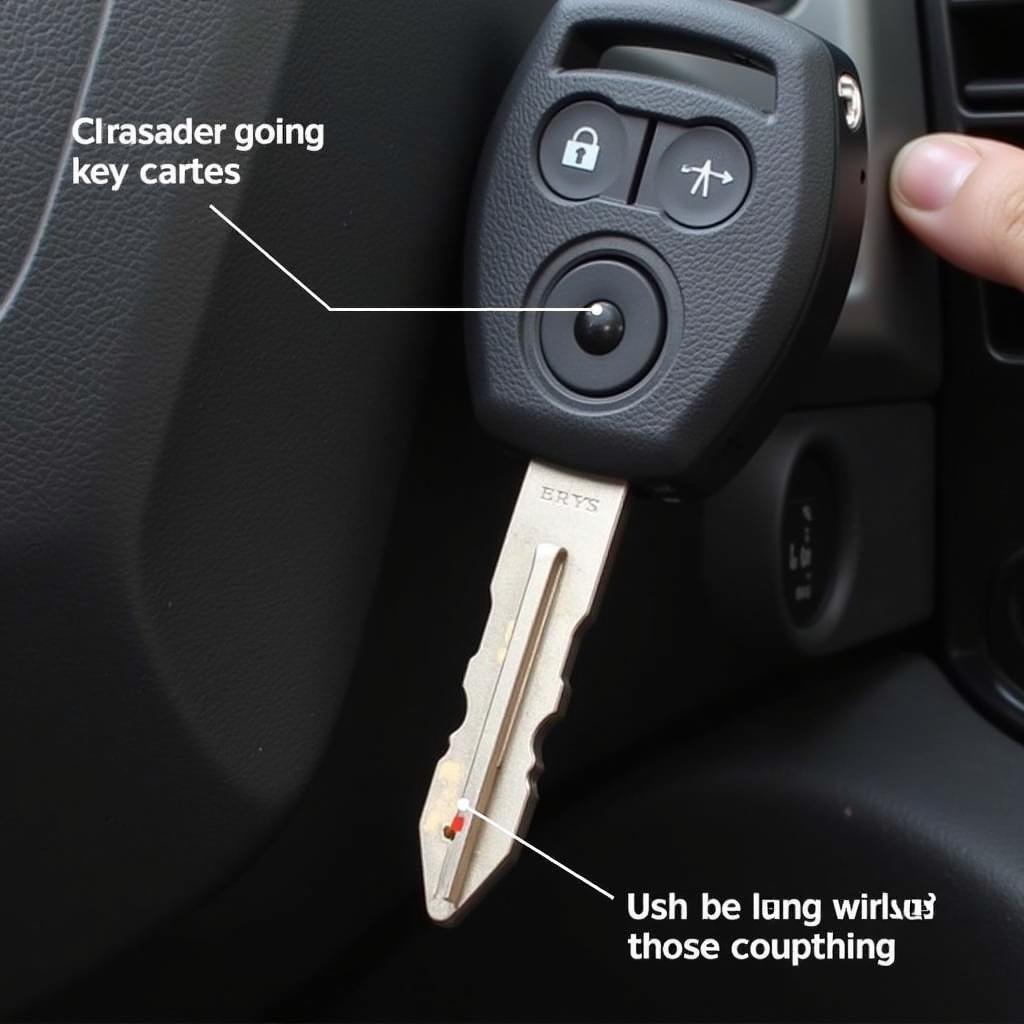 R32 2008 Ignition Key with Immobilizer Chip