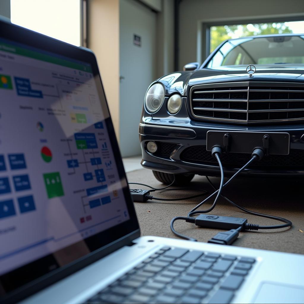 Remote Diagnostics on a Mercedes E320