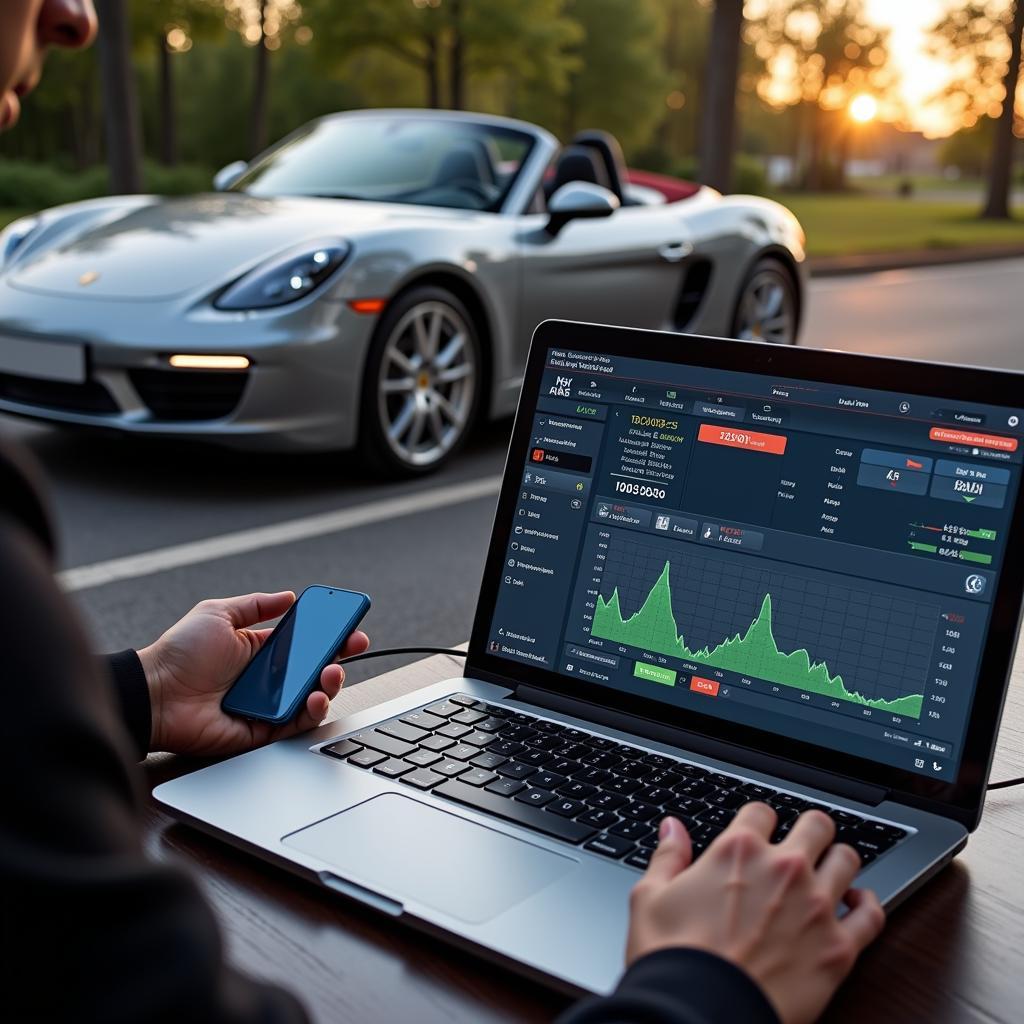 Remote Diagnostics on a Porsche Boxster