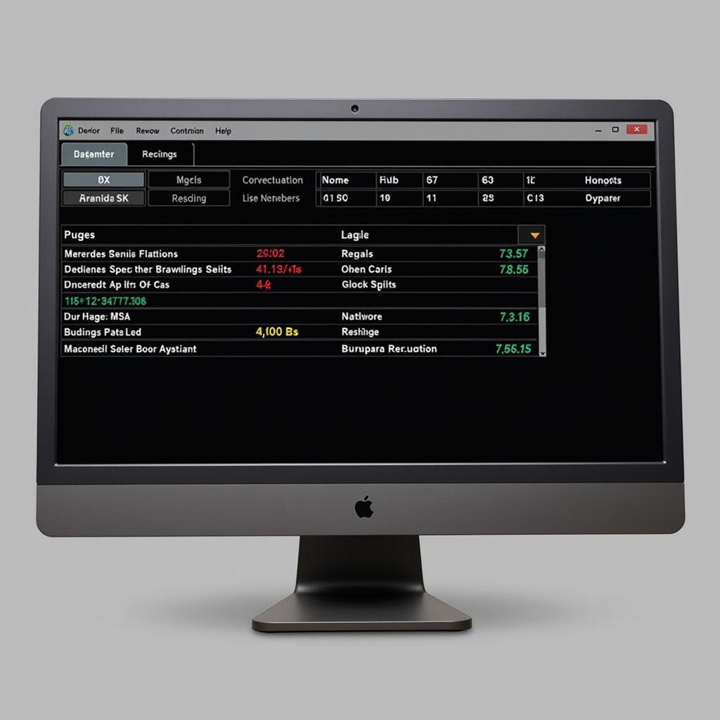 Remote Diagnostics Software Interface for Mercedes CLA 250