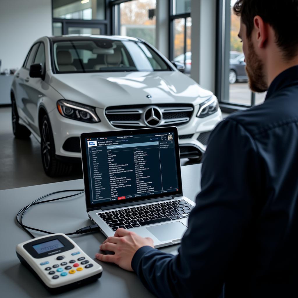 Remote Mercedes Diagnostics in Action