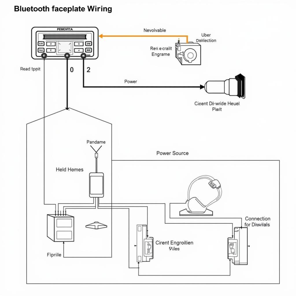 Removable Bluetooth Faceplate Car Radio Connection Diagram