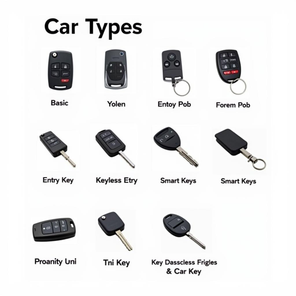 Types of Replacement Car Key Fobs