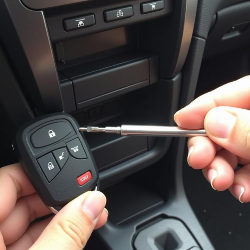 Replacing the Battery in a 2015 Chevy Equinox Key Fob