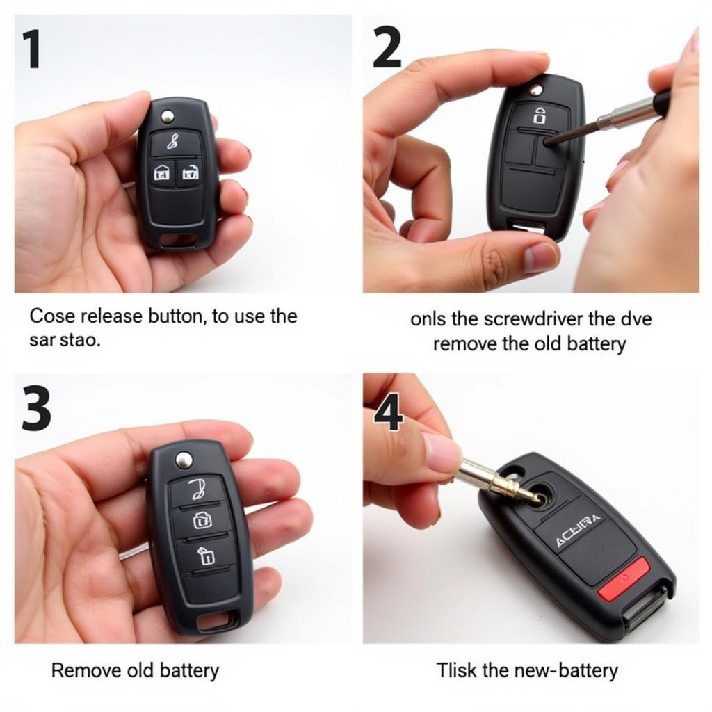 Replacing Acura Key Fob Battery