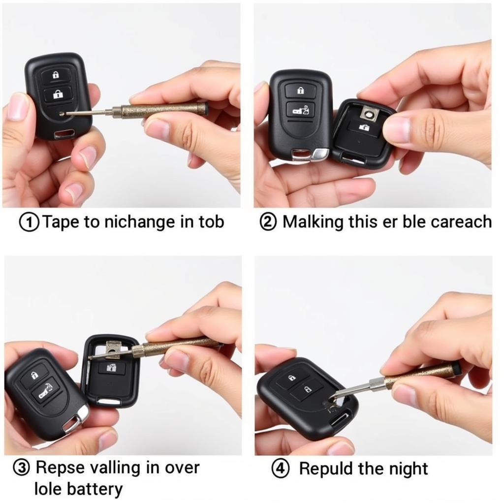 Replacing a Key Fob Battery