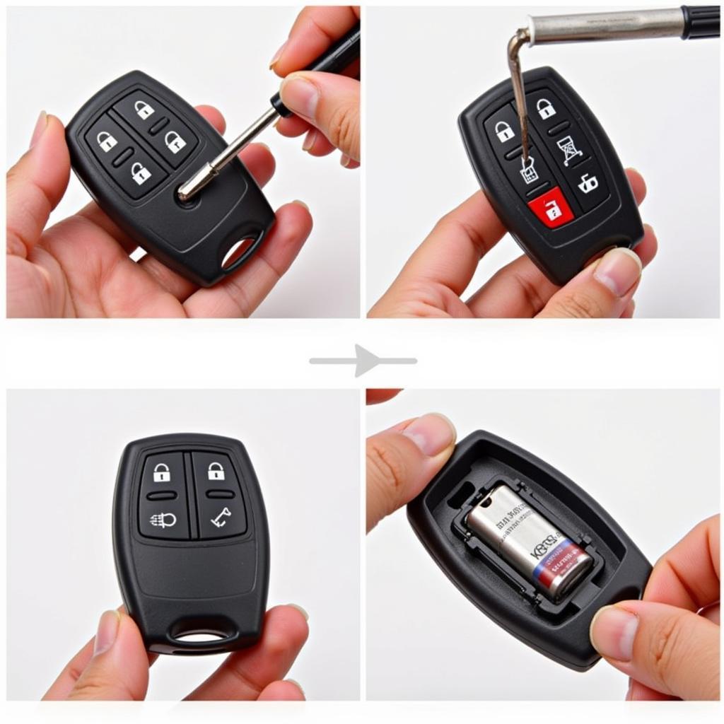 Replacing a key fob battery