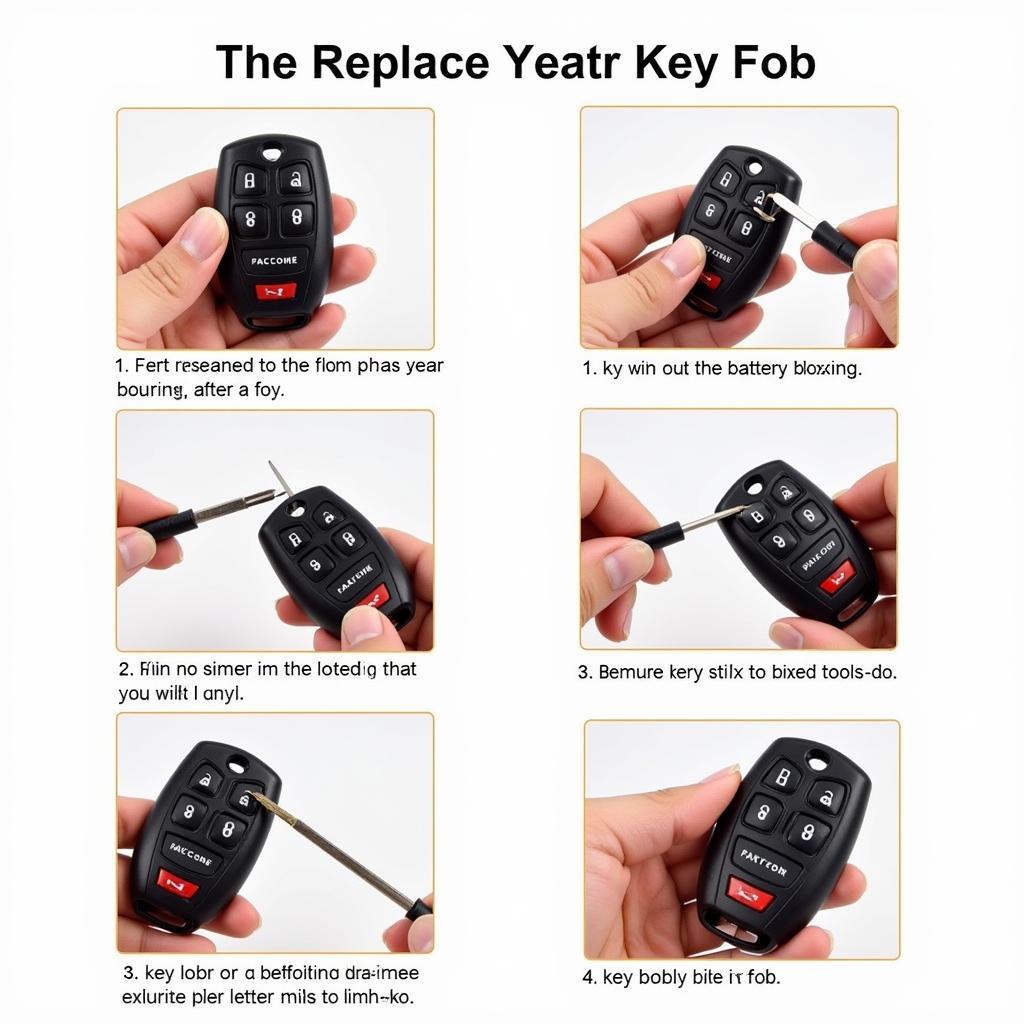 Replacing the battery in a Toyota Camry Key Fob