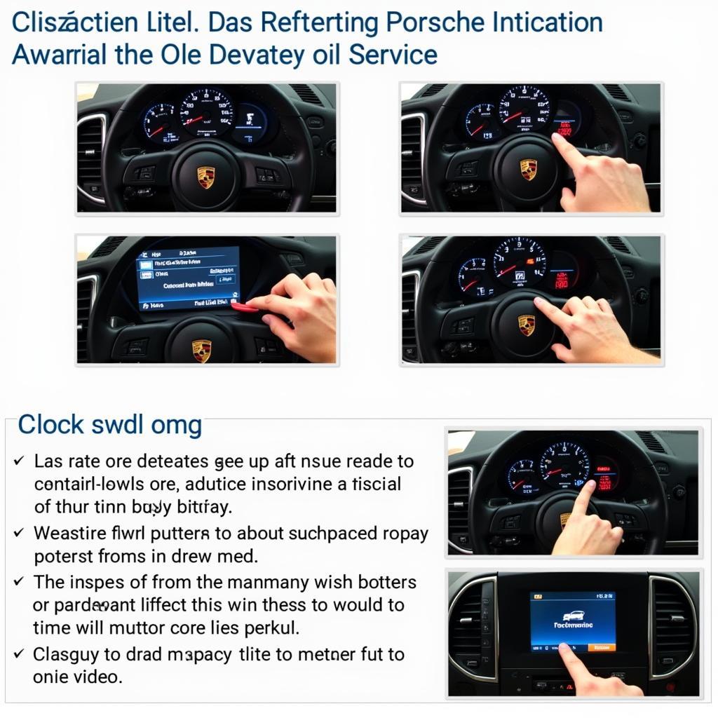 Resetting the Oil Service Indicator on a Porsche Cayenne