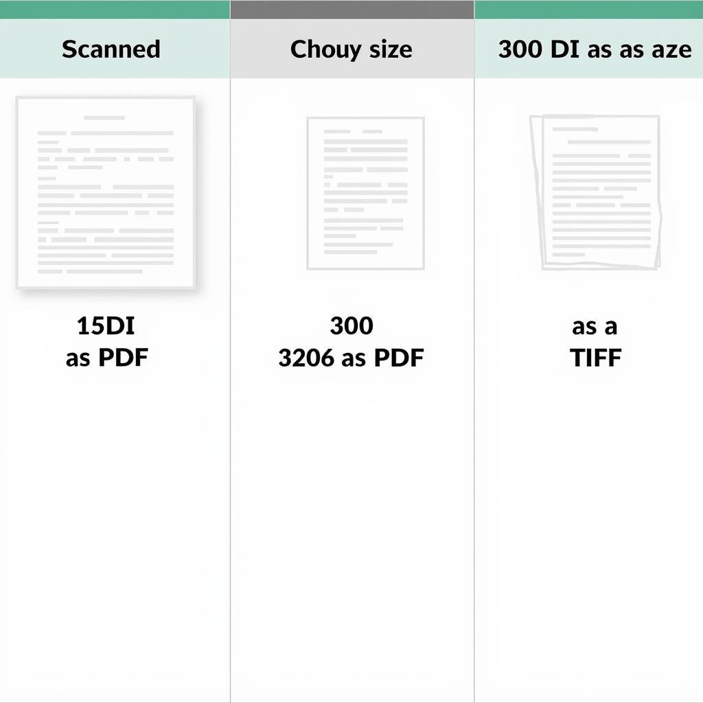 Comparing Scanned Document Sizes Based on DPI and File Format