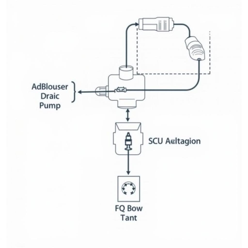 SCR AdBlue System Diagram