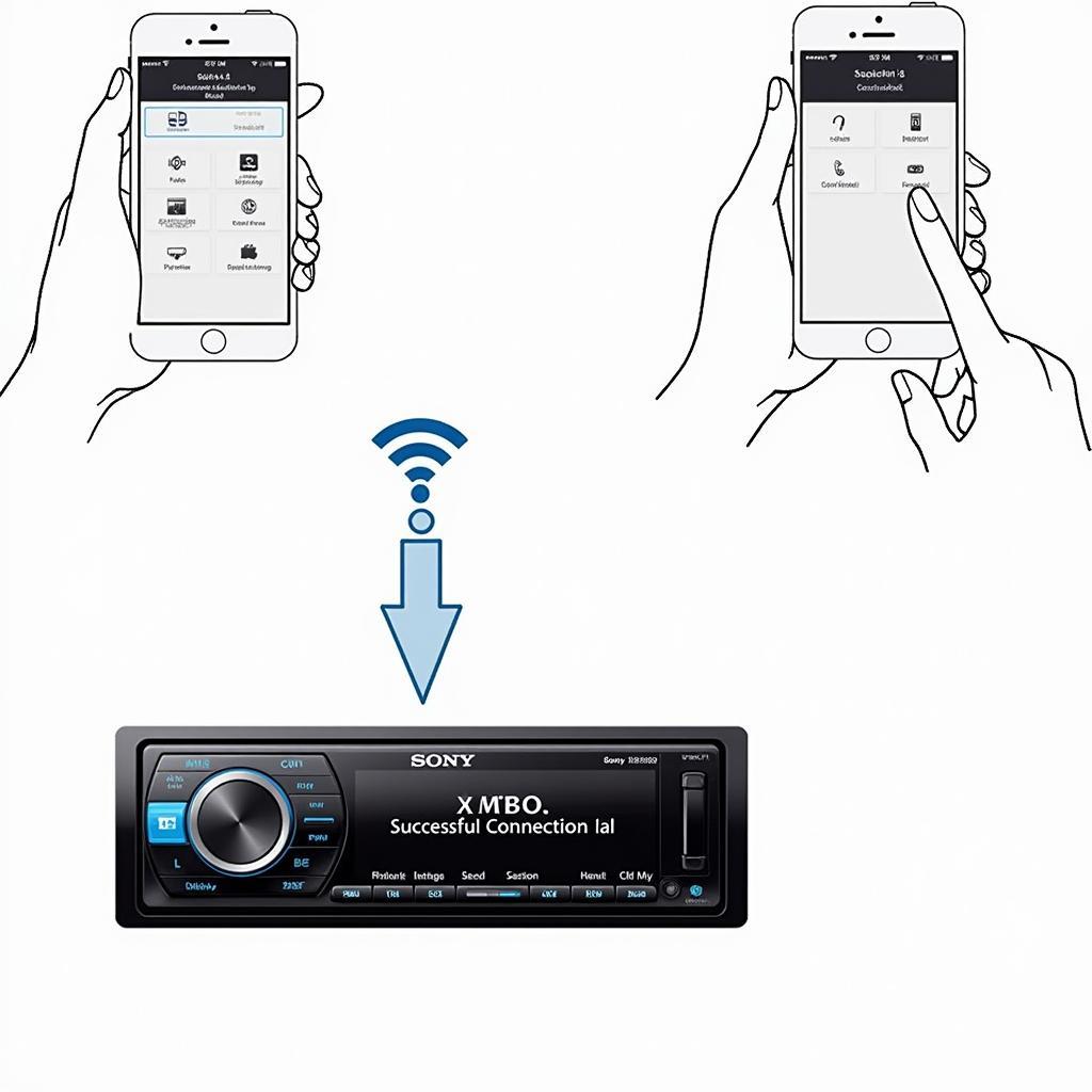 Sony 1566429 Bluetooth Car Radio Pairing Process