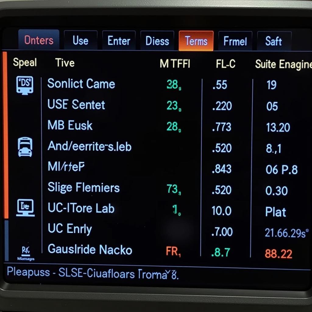 Sprinter Diagnostic Software Interface Example