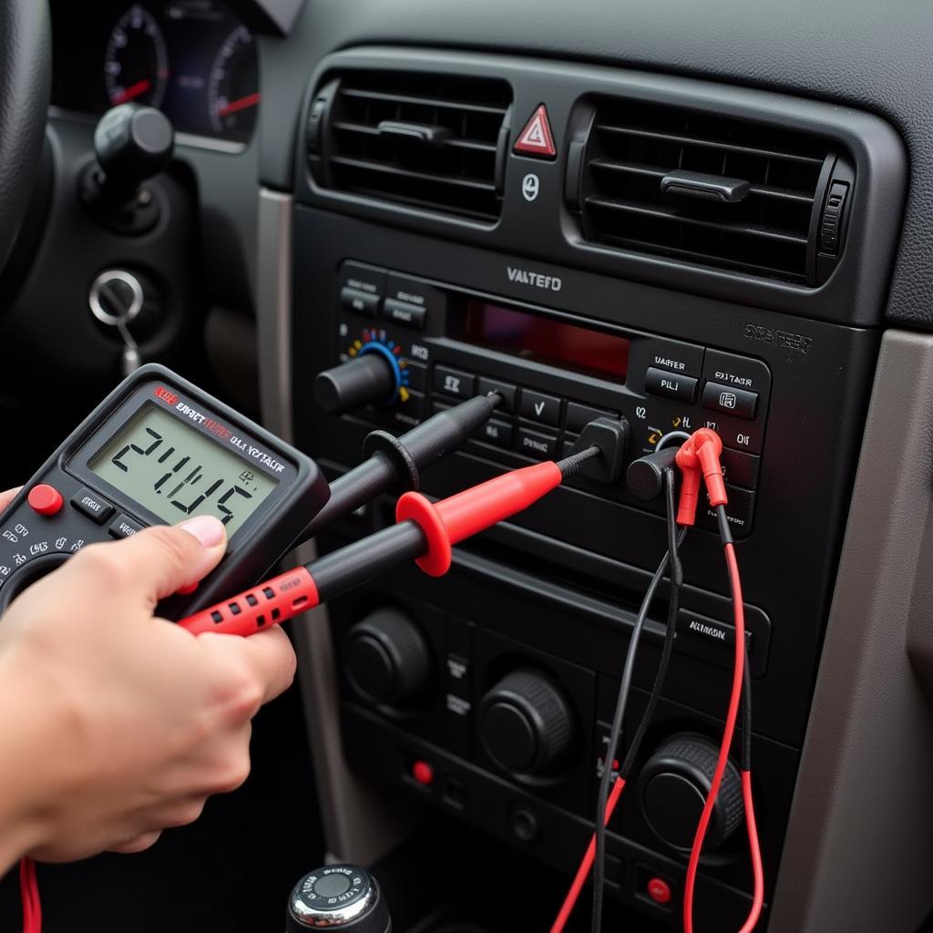 Testing Car Radio Connection