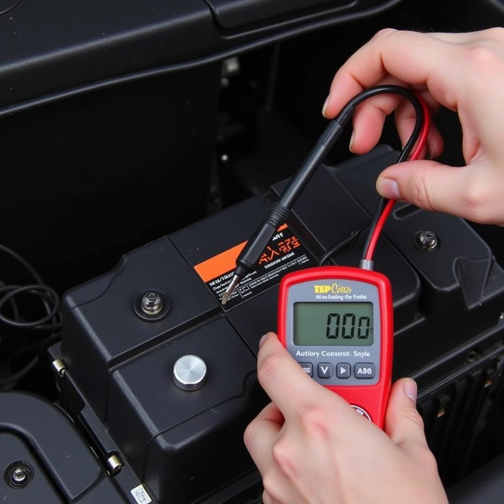 Testing Jeep Compass Auxiliary Battery With a Multimeter