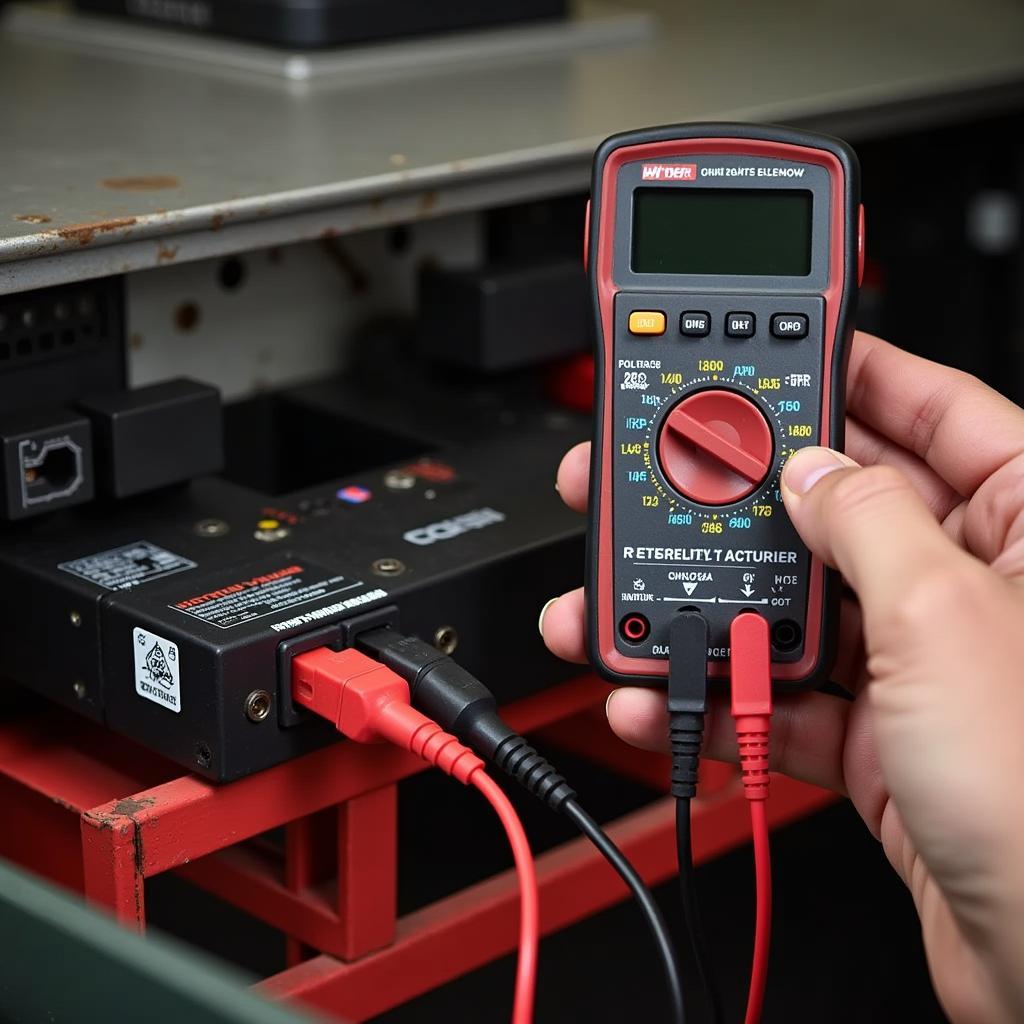 Testing Warner Brake Rectifier with Multimeter