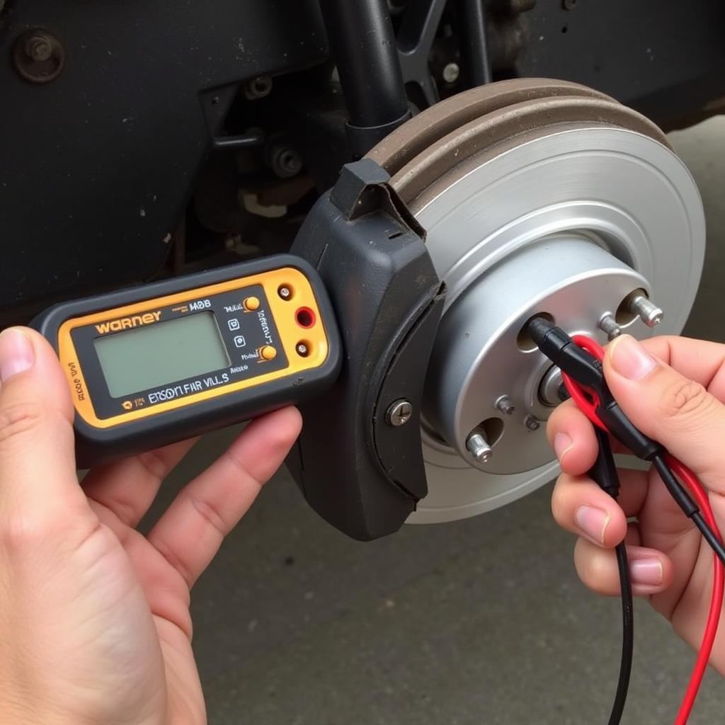 Testing Warner Electric Brake Magnet with Multimeter