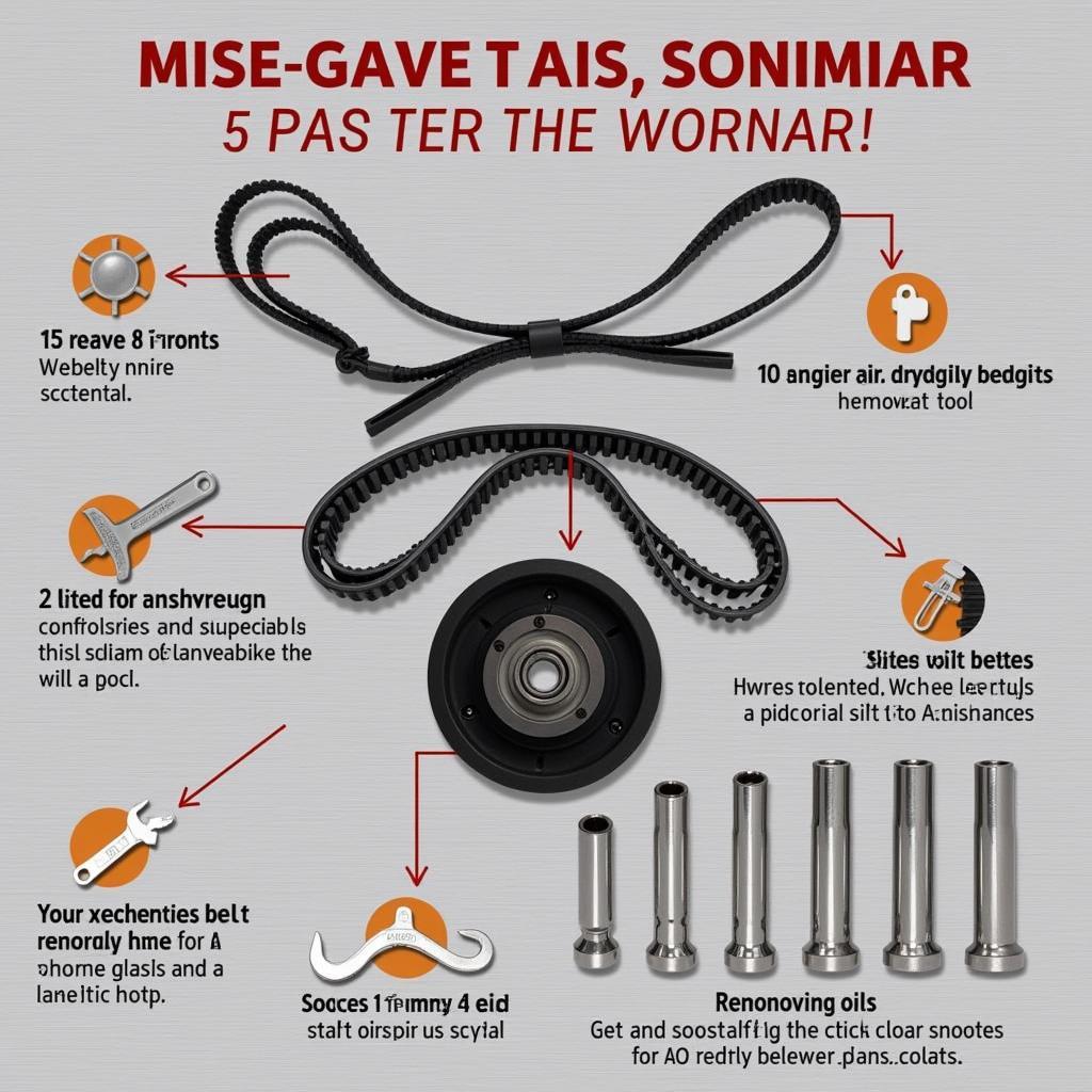 Tools and Materials for AC Pulley Replacement on a 1999 Mercedes