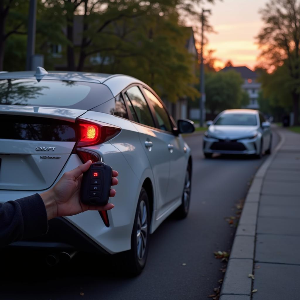 Toyota Prius Key Fob with Low Battery Range