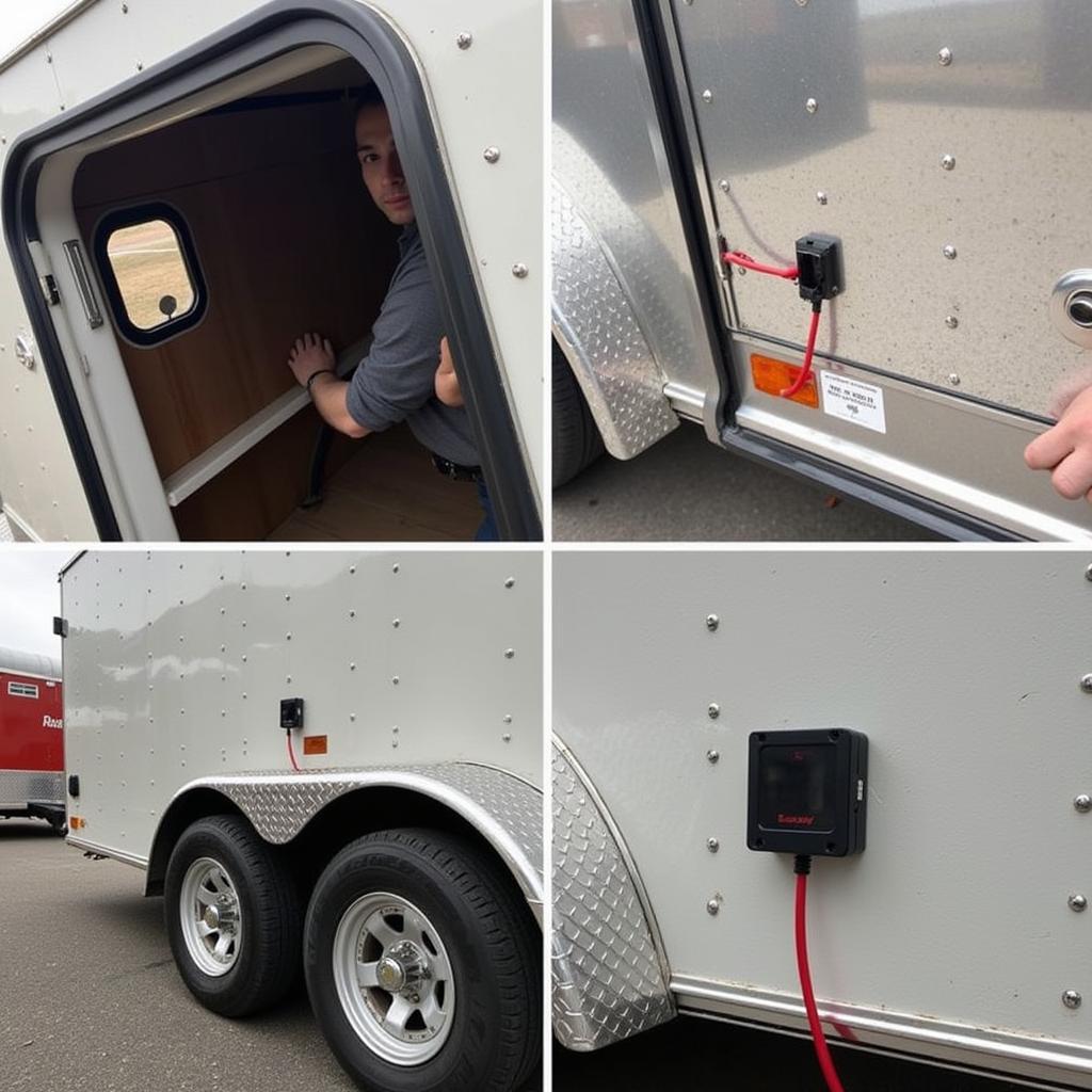 Hidden GPS Tracker Installation for Enhanced Trailer Security