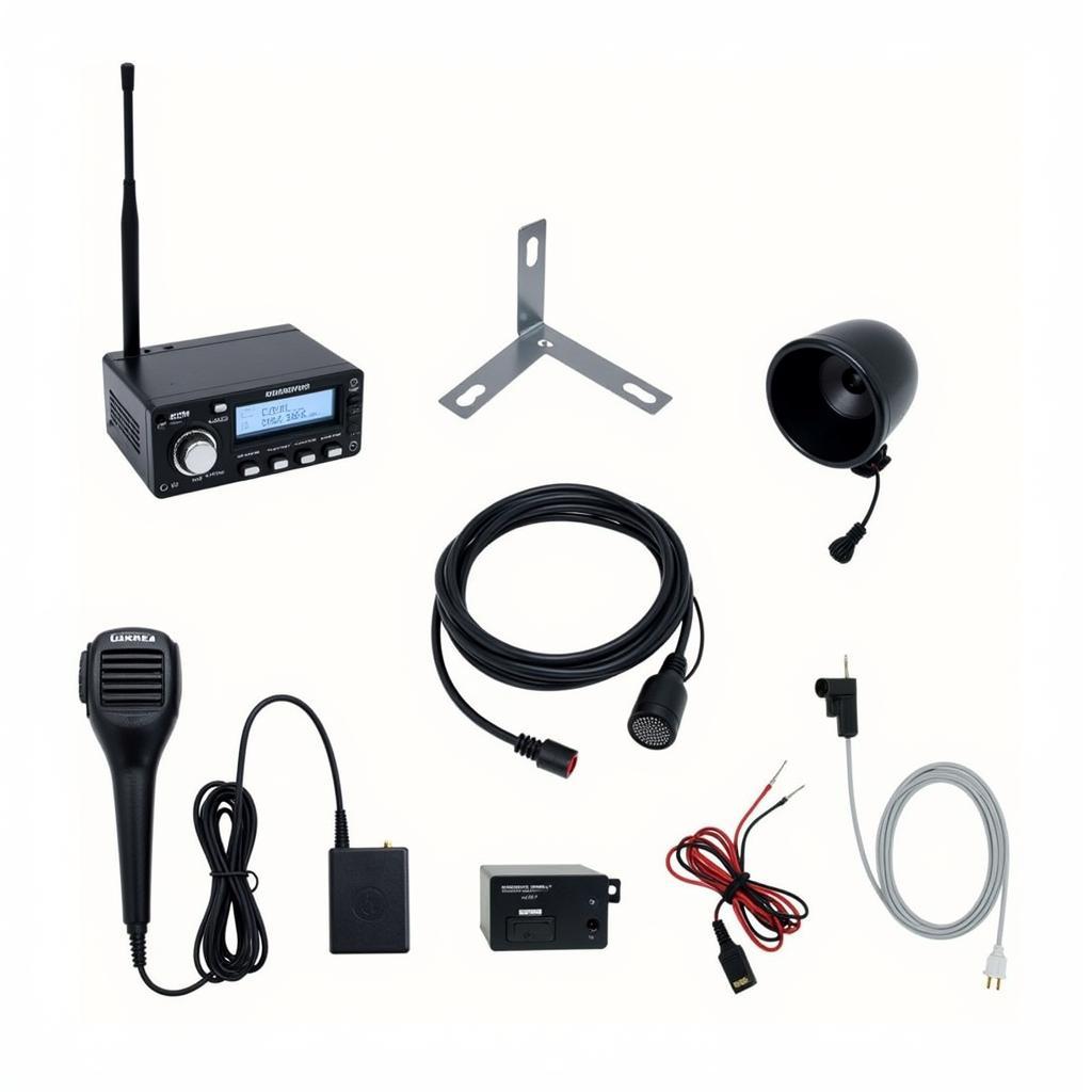 Two-Way Radio Installation Kit Components