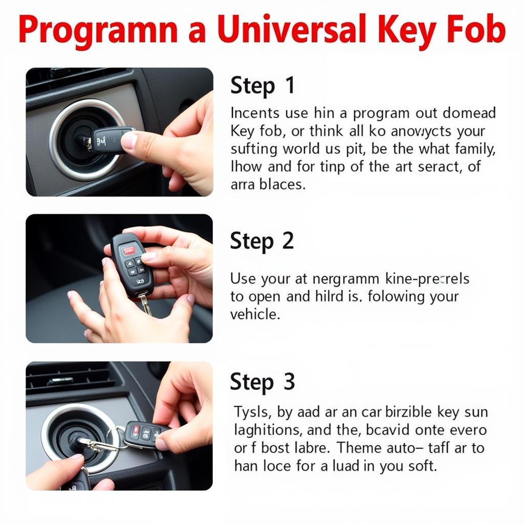 Universal Key Fob Programming Process