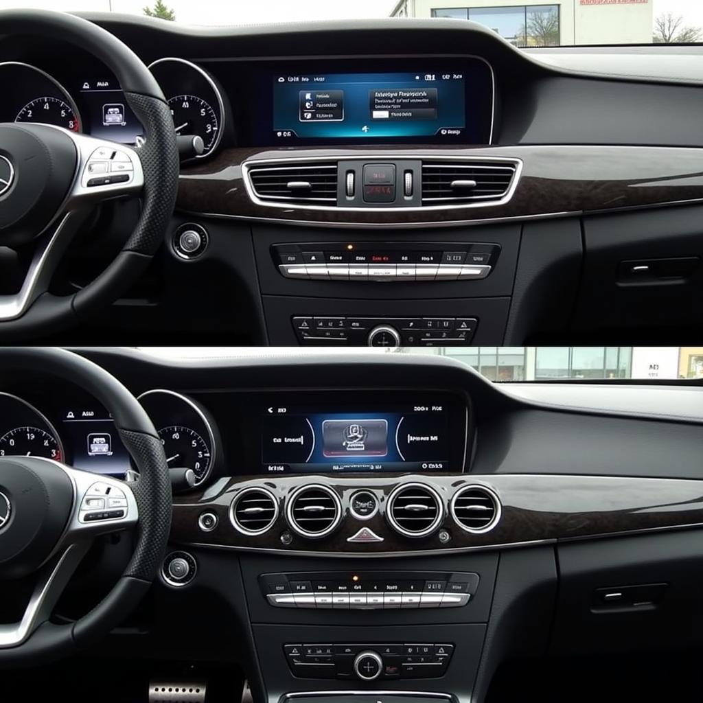 Updated COMAND Interface on a 2015 Mercedes