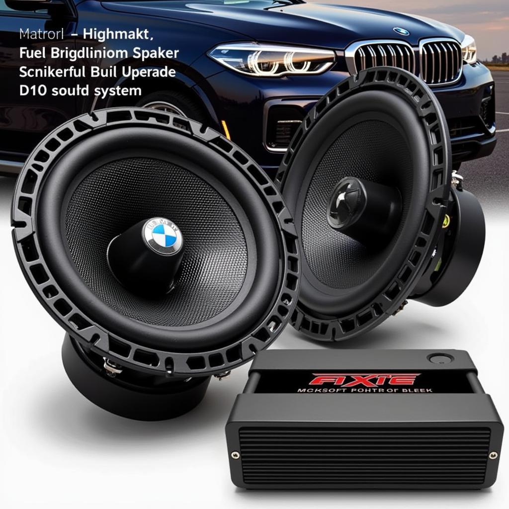 Upgraded 2022 BMW X5 Sound System Components