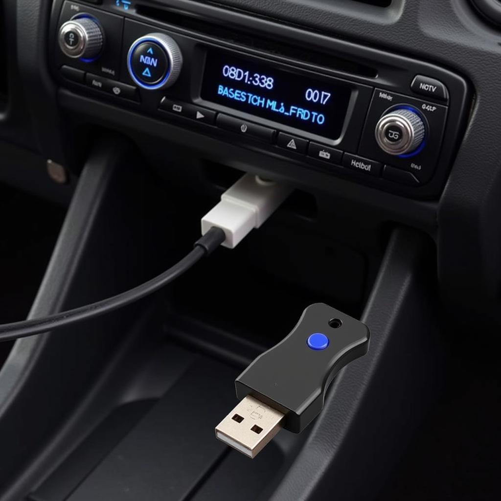 USB Bluetooth Dongle Connected to Car Radio