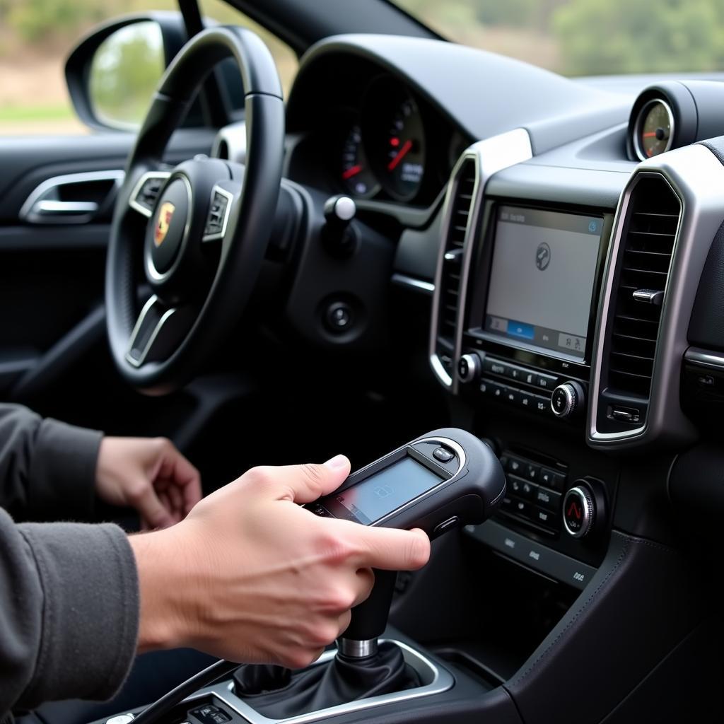 Using an OBD Scanner on a Porsche Cayenne