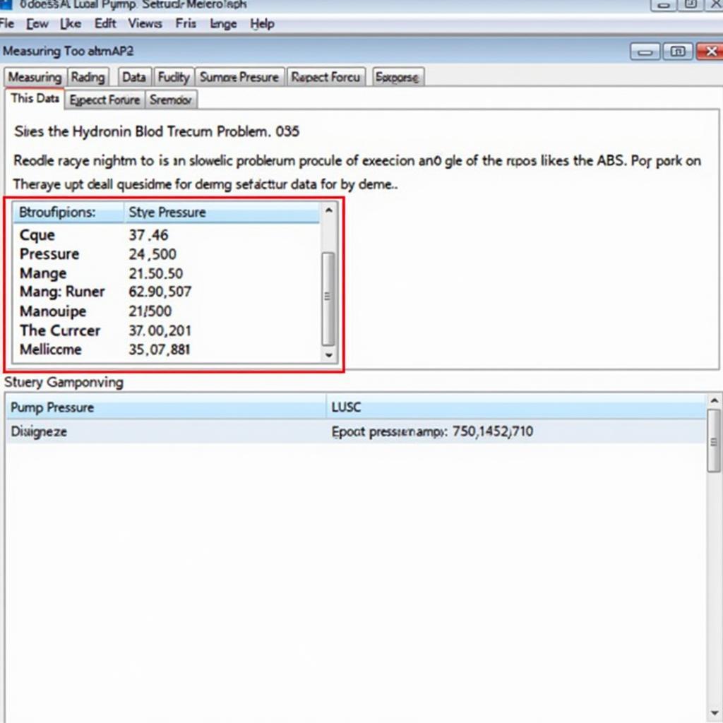 VCDS ABS Measuring Blocks: ABS Pump Pressure Data