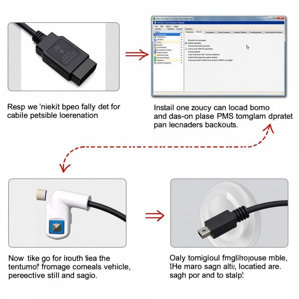 Connecting VCDS Cable to OBD-II Port