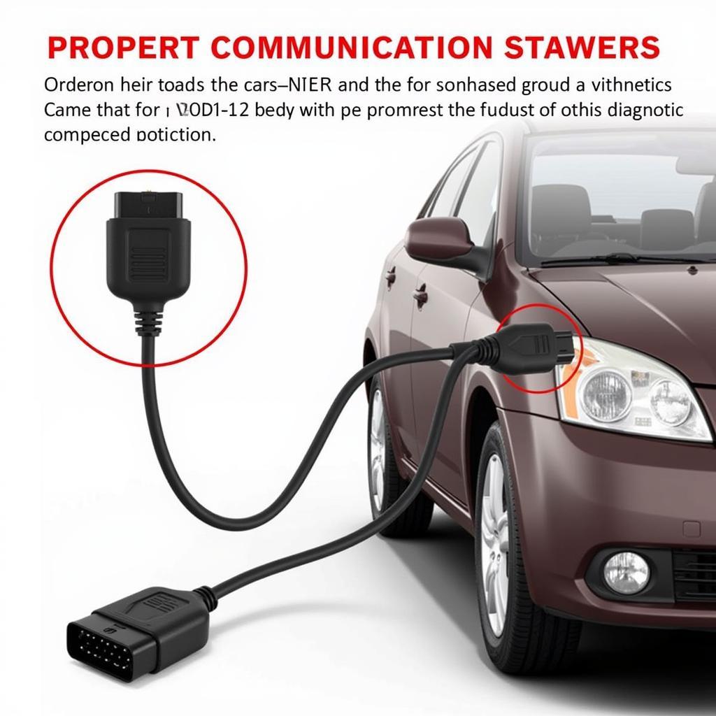 VCDS HEX V2 Clone Connected to a Car's OBD-II Port