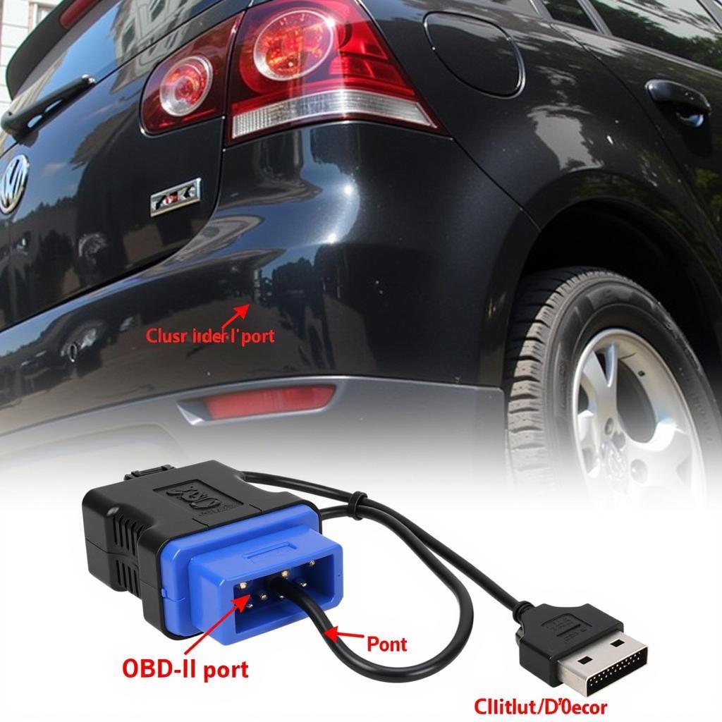 Connecting VCDS Interface to OBD-II Port