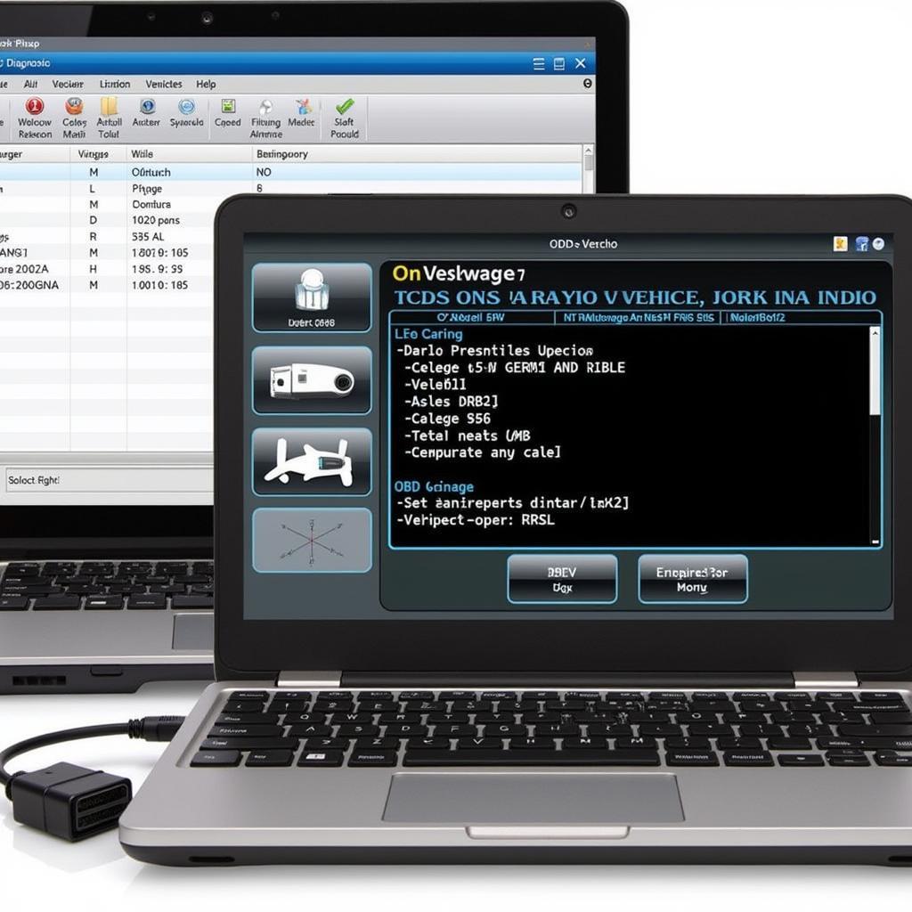 VCDS Interface Connected to a VAG Vehicle