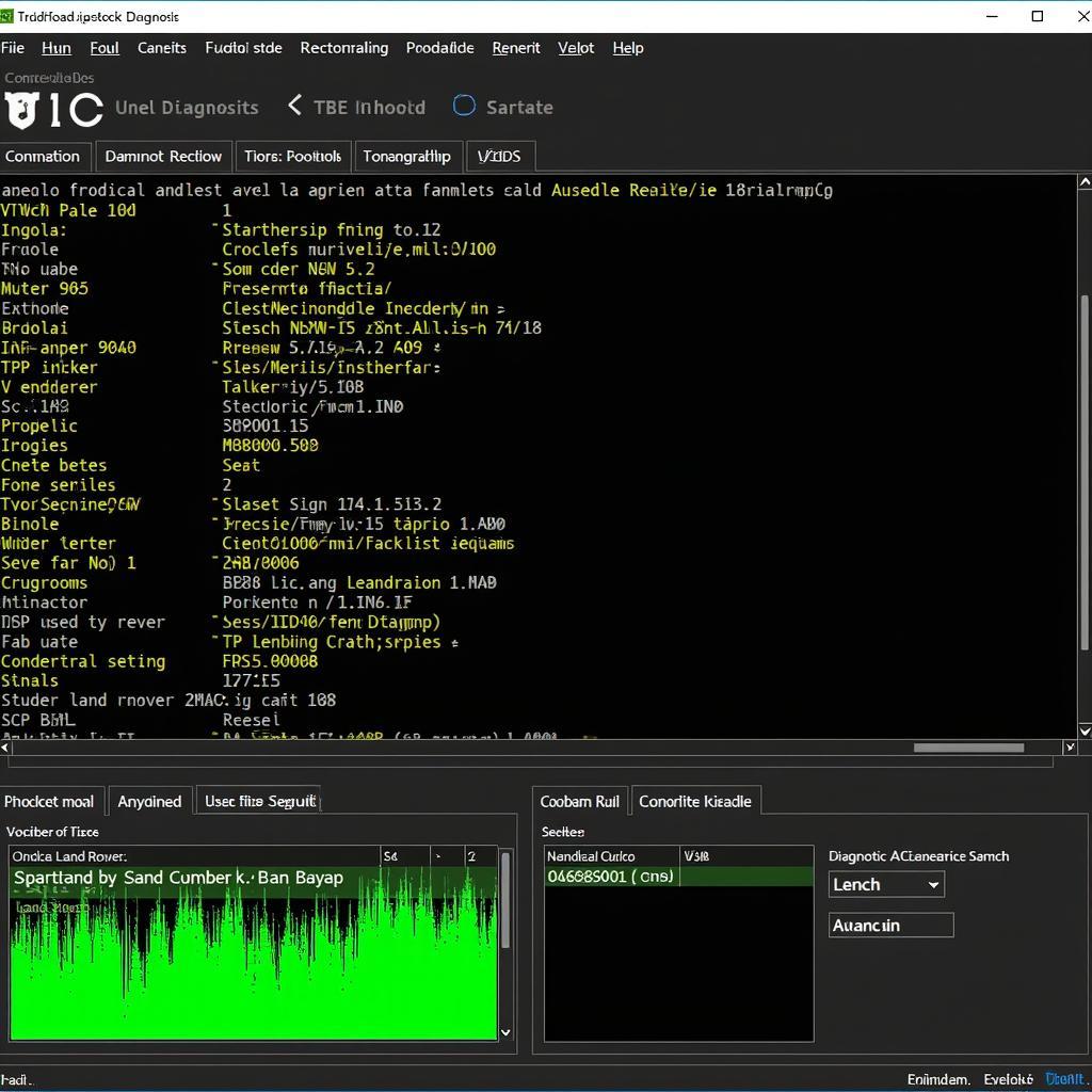 VCDS Software Screenshot Showing Diagnostic Data from a Land Rover