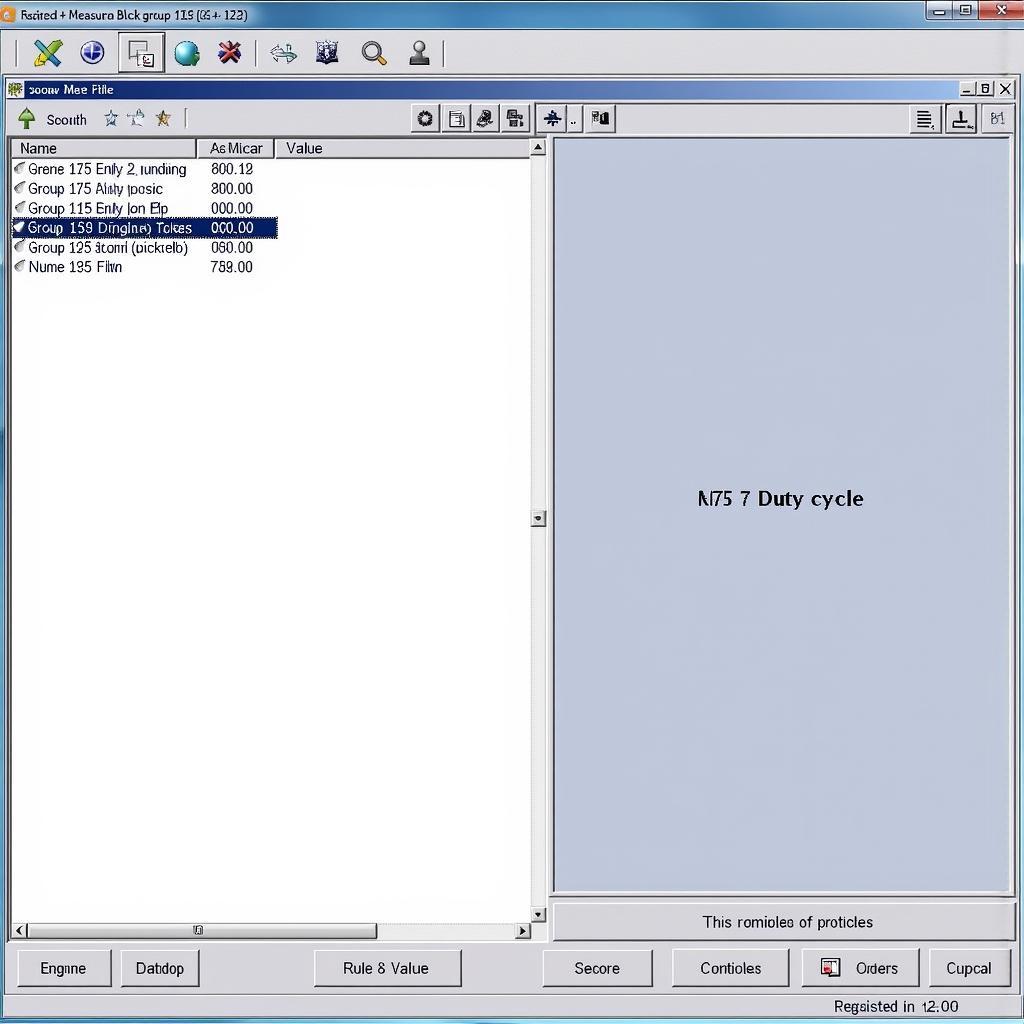 VCDS Screenshot Showing Wastegate Duty Cycle Readings