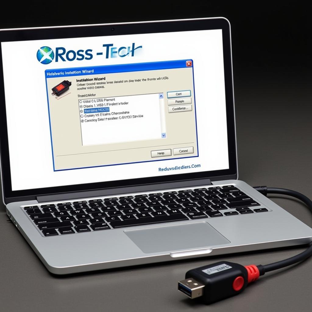 VCDS Software Installation Process on a Laptop