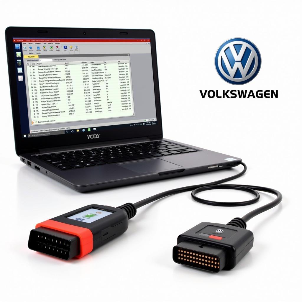 VCDS Software Interface Connection to Vehicle OBD-II Port