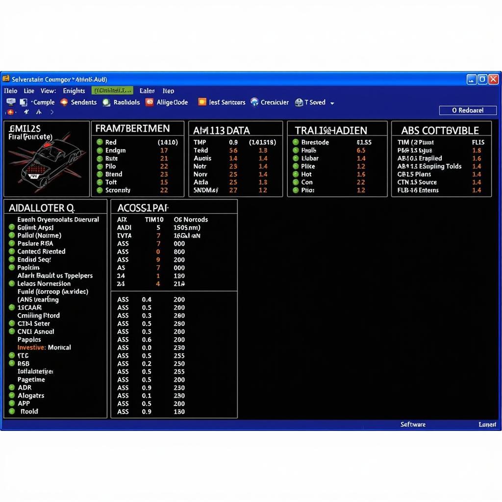 VCDS Software Interface Displaying Car Data