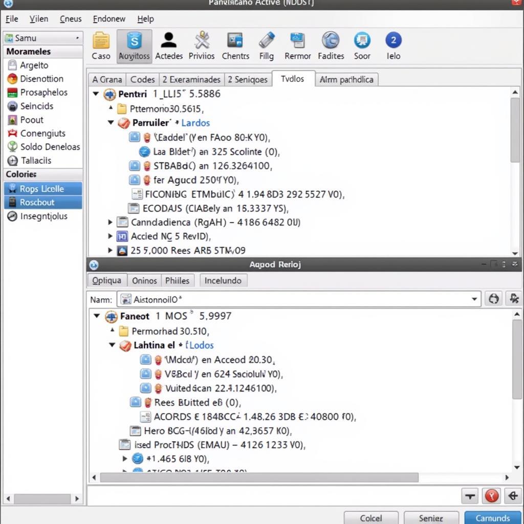 VCDS Spanish Interface Screenshot